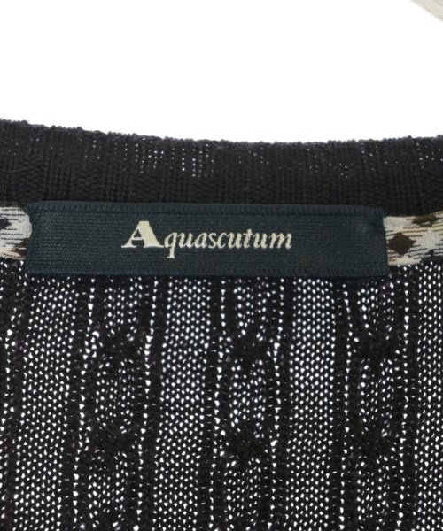 AQUASCUTUM（アクアスキュータム）ニット・セーター 茶 サイズ:-(M位) レディース/2200675995092