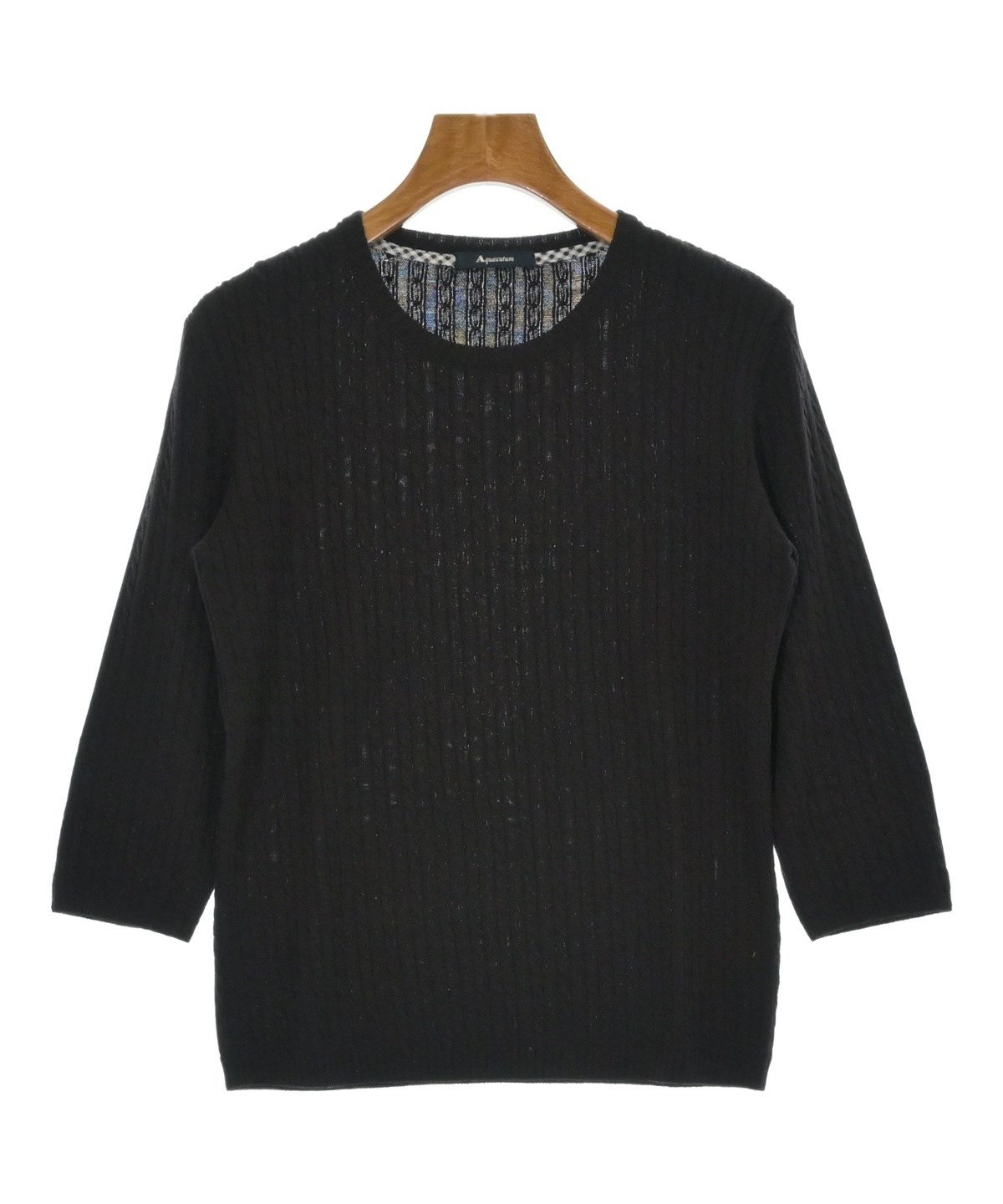 ■美品■Aquascutum アクアスキュータム セーター サイズ8 総カシミヤ タートルネック 長袖ニット ブランド古着【中古】20260113/RA7144 カシミヤ ボトルネックニット（5004460122） | Aquascutum