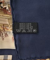 AQUASCUTUM（アクアスキュータム）バンダナ・スカーフ 紺 サイズ:- レディース/2200686915034