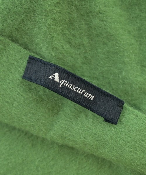 AQUASCUTUM（アクアスキュータム）マフラー 緑 サイズ:- メンズ/2200690807059