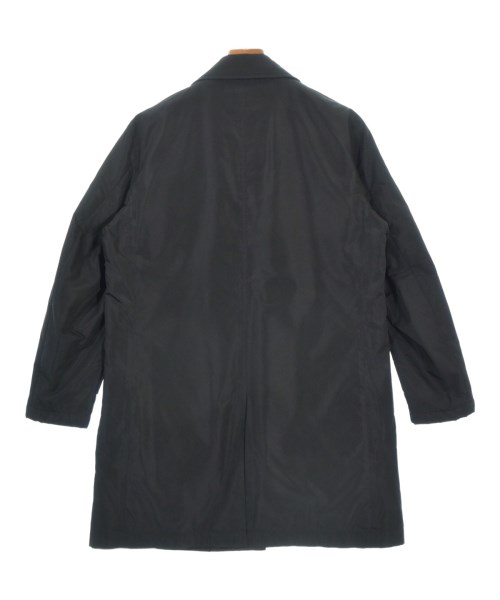 AQUASCUTUM（アクアスキュータム）ステンカラーコート 黒 サイズ:36(XS位) メンズ/2200690927122
