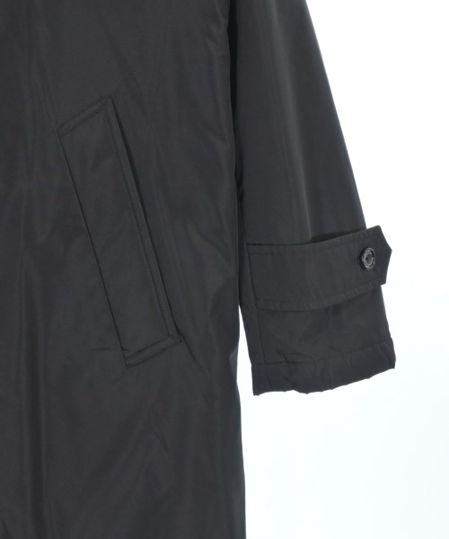 AQUASCUTUM（アクアスキュータム）ステンカラーコート 黒 サイズ:36(XS位) メンズ/2200690927122