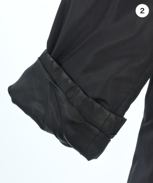 AQUASCUTUM（アクアスキュータム）ステンカラーコート 黒 サイズ:36(XS位) メンズ/2200690927122