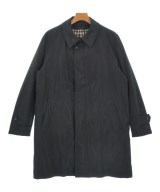AQUASCUTUM（アクアスキュータム）ステンカラーコート 黒 サイズ:36(XS位) メンズ/2200690927122