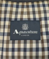AQUASCUTUM（アクアスキュータム）ステンカラーコート 黒 サイズ:36(XS位) メンズ/2200690927122