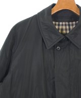 AQUASCUTUM（アクアスキュータム）ステンカラーコート 黒 サイズ:36(XS位) メンズ/2200690927122