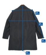 AQUASCUTUM（アクアスキュータム）ステンカラーコート 黒 サイズ:36(XS位) メンズ/2200690927122