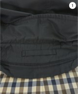 AQUASCUTUM（アクアスキュータム）ステンカラーコート 黒 サイズ:36(XS位) メンズ/2200690927122