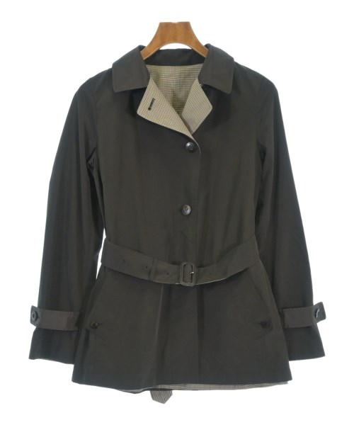 AQUASCUTUM(アクアスキュータム)ステンカラーコート 茶 サイズ:-(M位)/2200683189155