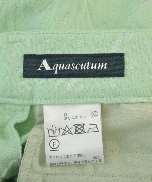 AQUASCUTUM（アクアスキュータム）スラックス 緑 サイズ:8(L位) レディース/2200688576332