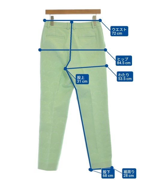 AQUASCUTUM（アクアスキュータム）スラックス 緑 サイズ:8(L位) レディース/2200688576332