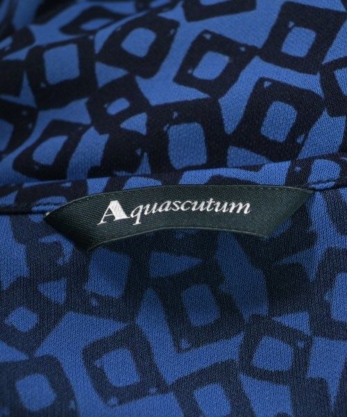 AQUASCUTUM（アクアスキュータム）ブラウス 青 サイズ:10(M位) レディース/2200687512133