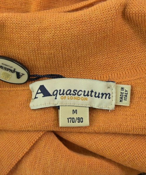 AQUASCUTUM（アクアスキュータム）カーディガン オレンジ サイズ:M レディース/2200692677018