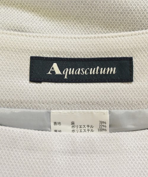 AQUASCUTUM（アクアスキュータム）ひざ丈スカート グレー サイズ:8(M位) レディース/2200692923023