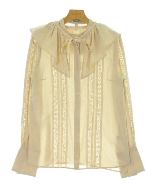 AQUASCUTUM(アクアスキュータム)ブラウス ベージュ サイズ:M/2200693508014