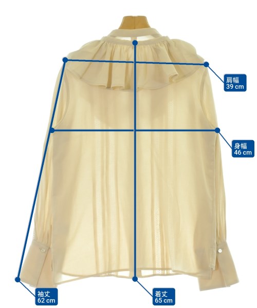 AQUASCUTUM（アクアスキュータム）ブラウス ベージュ サイズ:M レディース/2200693508014