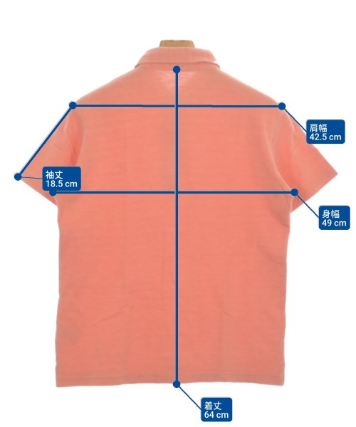 PAUL STUART（ポールスチュアート）ポロシャツ オレンジ サイズ:L メンズ/2200613549073