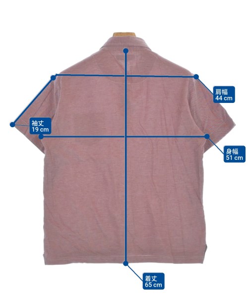 PAUL STUART（ポールスチュアート）ポロシャツ ピンク サイズ:L メンズ/2200613549127