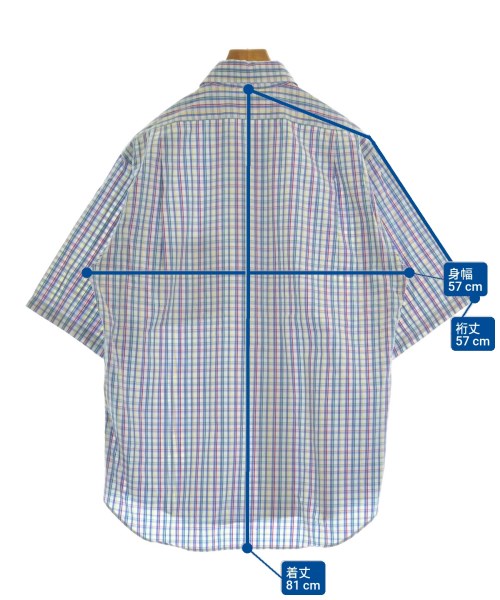 PAUL STUART（ポールスチュアート）カジュアルシャツ 青 サイズ:L メンズ/2200623690475