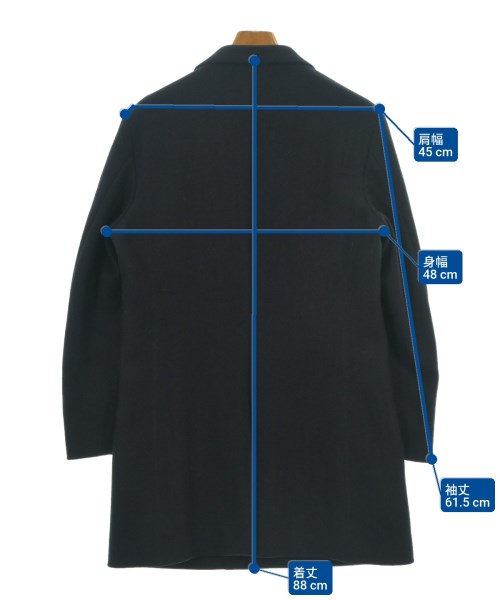 PAUL STUART（ポールスチュアート）チェスターコート 紺 サイズ:46(M位) メンズ/2200631928034