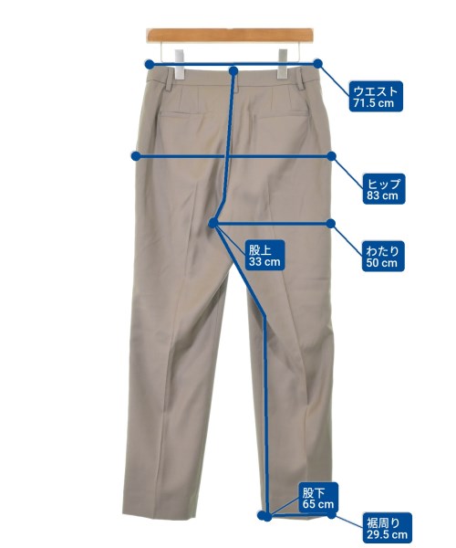 PAUL STUART（ポールスチュアート）スラックス 茶 サイズ:8(L位) レディース/2200617715016
