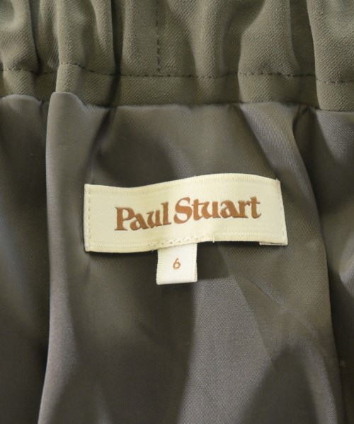 PAUL STUART（ポールスチュアート）ひざ丈スカート カーキ サイズ:6(M位) レディース/2200649758081
