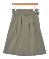 PAUL STUART（ポールスチュアート）ひざ丈スカート カーキ サイズ:6(M位) レディース/2200649758081