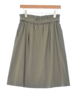 PAUL STUART（ポールスチュアート）ひざ丈スカート カーキ サイズ:6(M位) レディース/2200649758081