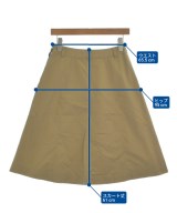 PAUL STUART（ポールスチュアート）ひざ丈スカート ベージュ サイズ:6(M位) レディース/2200659113054