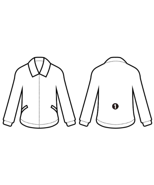 PAUL STUART（ポールスチュアート）ライダース 茶 サイズ:8(L位) レディース/2200659273055