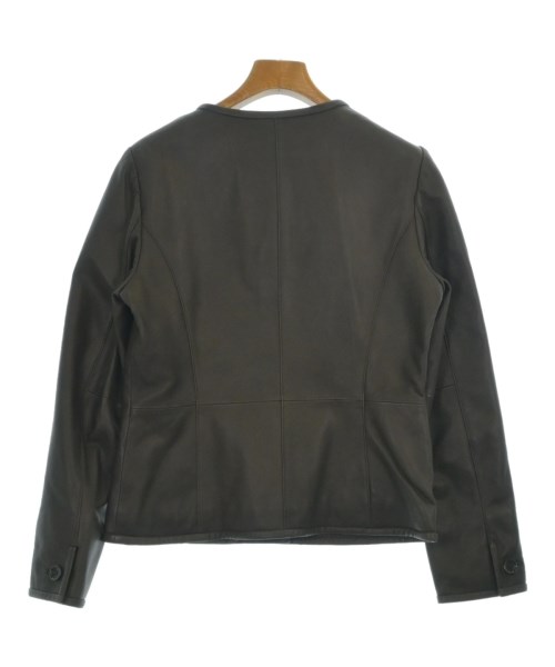 PAUL STUART（ポールスチュアート）ライダース 茶 サイズ:8(L位) レディース/2200659273055