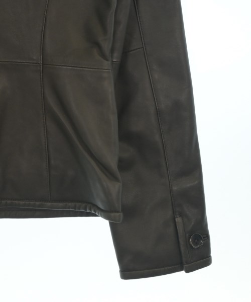 PAUL STUART（ポールスチュアート）ライダース 茶 サイズ:8(L位) レディース/2200659273055