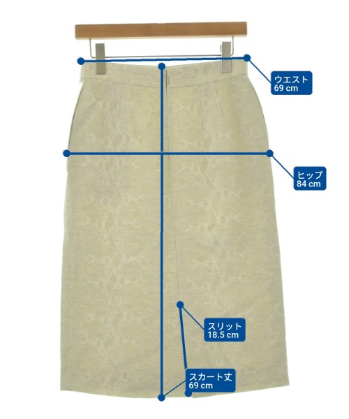 PAUL STUART（ポールスチュアート）ロング・マキシ丈スカート ベージュ サイズ:6(M位) レディース/2200656373277