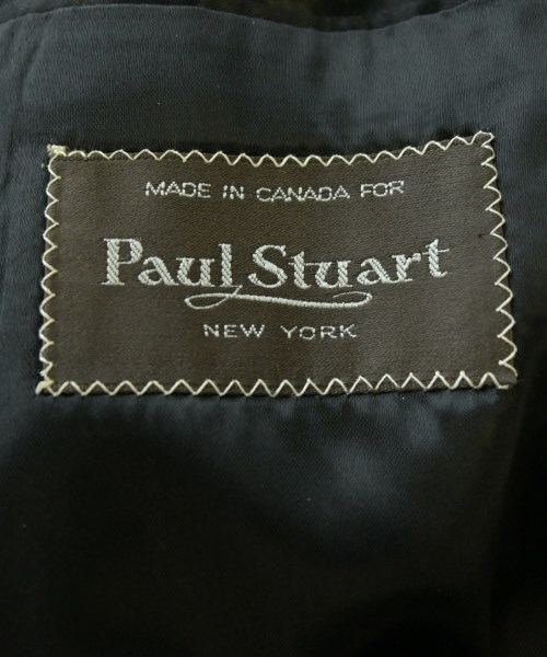 PAUL STUART（ポールスチュアート）チェスターコート 黒 サイズ:M メンズ/2200704346024