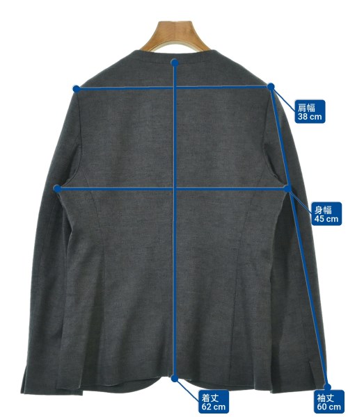 PAUL STUART（ポールスチュアート）カジュアルジャケット グレー サイズ:8(L位) レディース/2200663588046