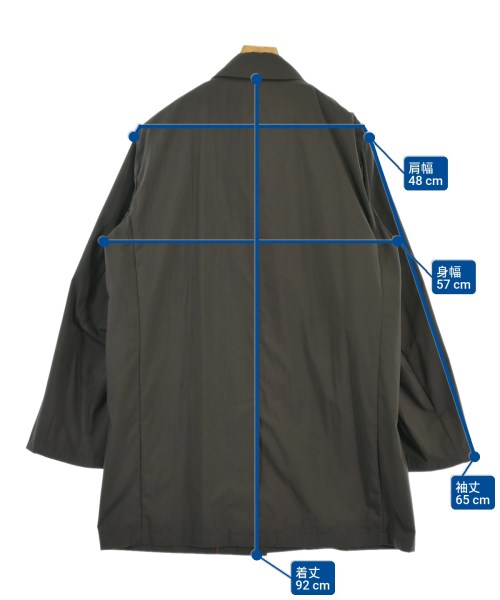 PAUL STUART（ポールスチュアート）ステンカラーコート 茶 サイズ:XL メンズ/2200661370018