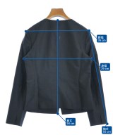 PAUL STUART（ポールスチュアート）ノーカラージャケット 紺 サイズ:4(M位) レディース/2200670709021