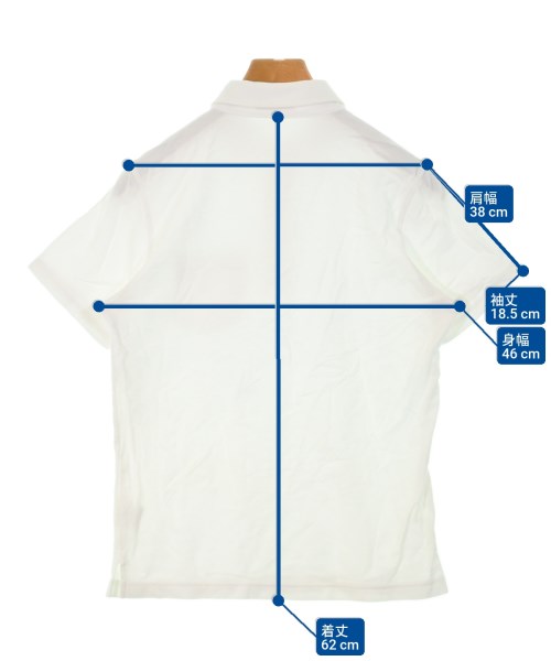 PAUL STUART（ポールスチュアート）ポロシャツ 白 サイズ:M メンズ/2200672208089