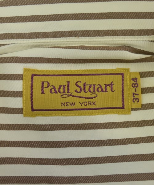 PAUL STUART（ポールスチュアート）カジュアルシャツ 白 サイズ:37(XS位) メンズ/2200734693112