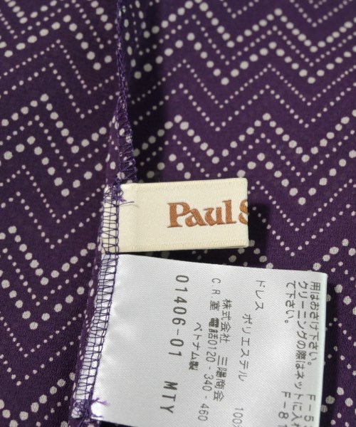 PAUL STUART（ポールスチュアート）ワンピース 紫 サイズ:6(S位) レディース/2200725135119