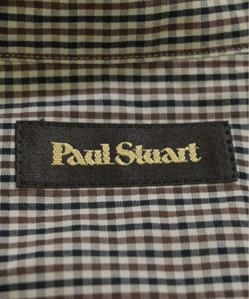 PAUL STUART（ポールスチュアート）カジュアルシャツ 茶 サイズ:M メンズ/2200679244066