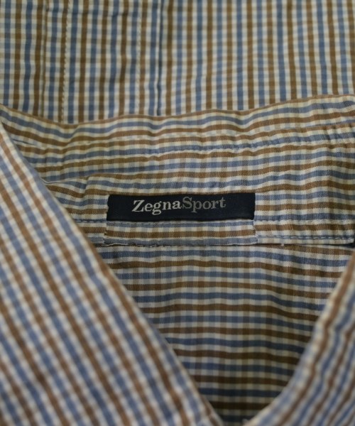Zegna Sport（ゼニア　スポーツ）カジュアルシャツ 青 サイズ:XS メンズ/2200637574013