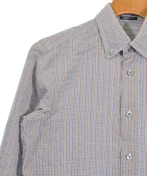 Zegna Sport（ゼニア　スポーツ）カジュアルシャツ 青 サイズ:XS メンズ/2200637574013