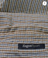 Zegna Sport（ゼニア　スポーツ）カジュアルシャツ 青 サイズ:XS メンズ/2200637574013