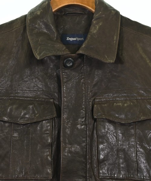 Zegna Sport（ゼニア　スポーツ）カジュアルジャケット 茶 サイズ:S メンズ/2200633367022