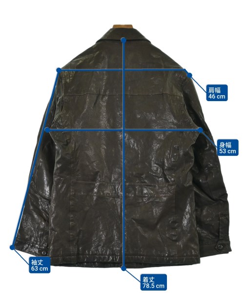 Zegna Sport（ゼニア　スポーツ）カジュアルジャケット 茶 サイズ:S メンズ/2200633367022