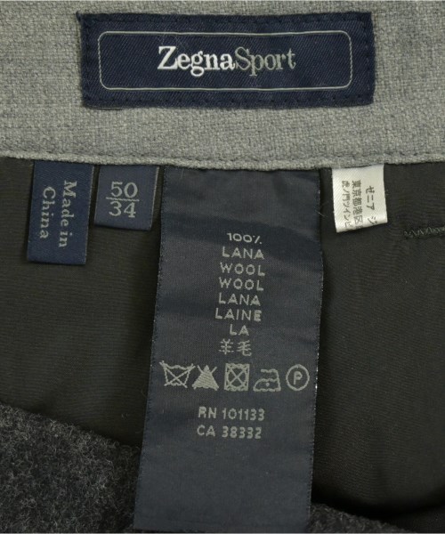 Zegna Sport（ゼニア　スポーツ）カーゴパンツ グレー サイズ:50(XL位) メンズ/2200633367060
