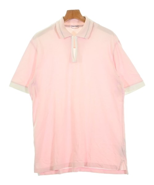 Zegna Sport(ゼニア　スポーツ)ポロシャツ ピンク サイズ:L/2200696157097