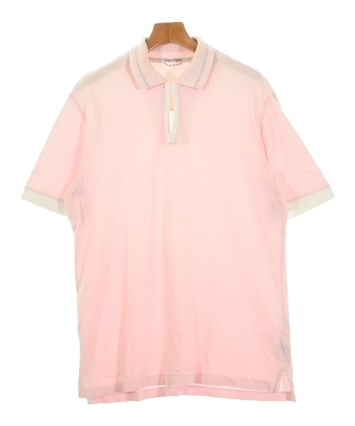 Zegna Sport（ゼニア スポーツ）ポロシャツ ピンク サイズ:L メンズ