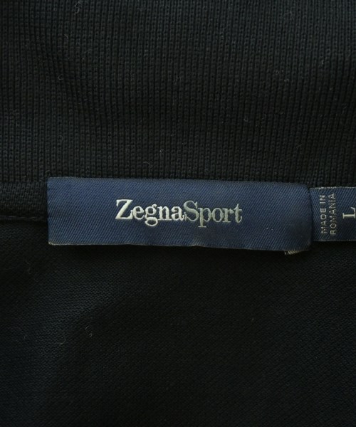 Zegna Sport（ゼニア　スポーツ）ポロシャツ 黒 サイズ:L メンズ/2200701180034